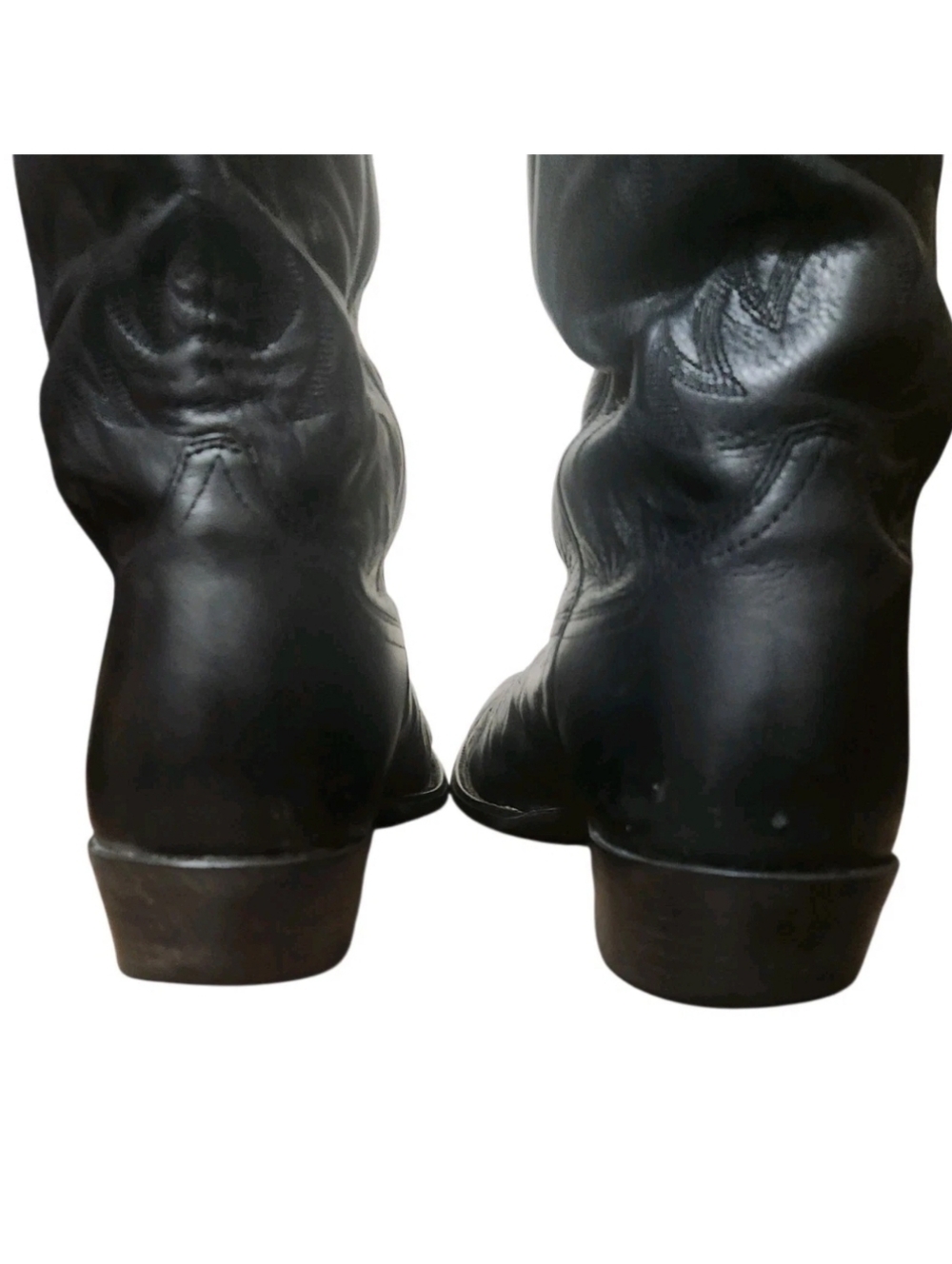 Ariat Heritage Boots 10002218 Mens 10EE Black Leather R Toe Cowboy Western - Picture 12 of 14